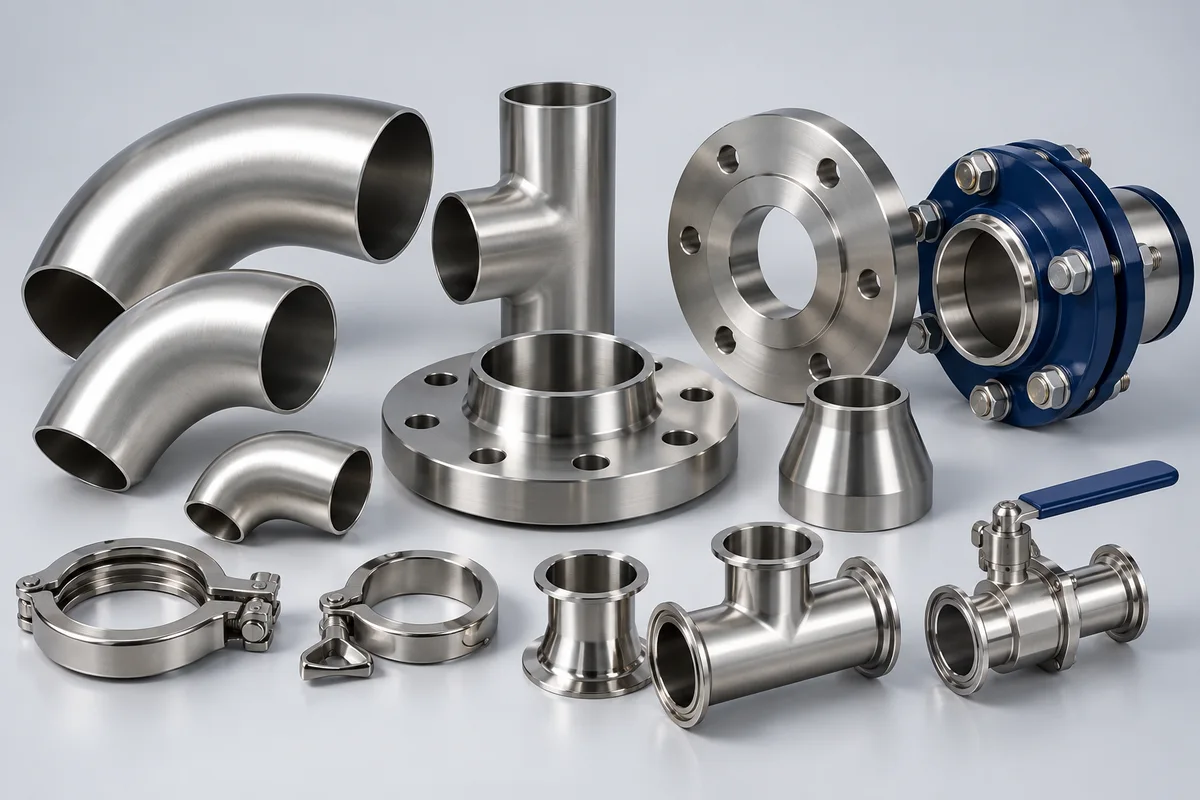 Illustrative piping & flow components